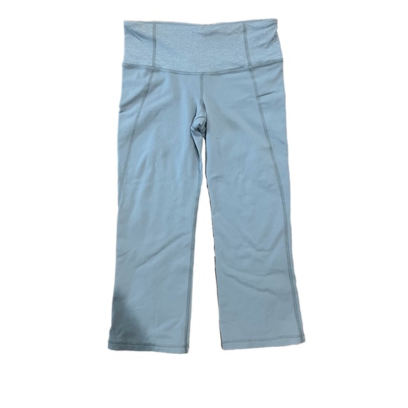 Lululemon Wunder Train high rise cropped legging *Everlux Size 4 Rhino Grey - Picture 1 of 2